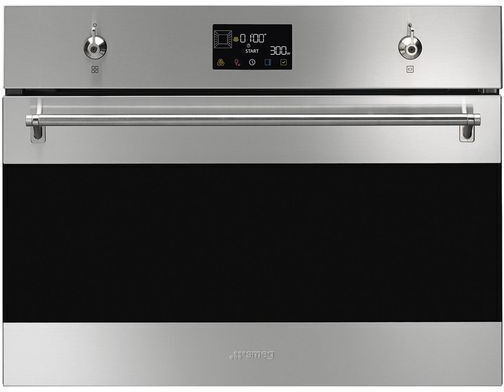Smeg Εντοιχιζόμενος Φούρνος Μικροκυμάτων με Grill 40lt Inox