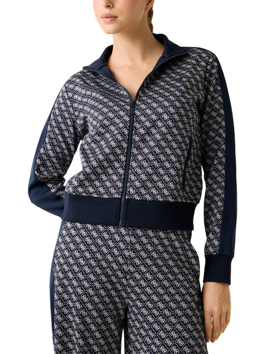Women's Sweatshirt Jacket Navy