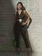 Women's Suit Vest Trousers Black Size S