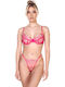 Comfort Underwear Set with Bra & String Fuchsia