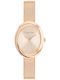 Calvin Klein Twisted Bezel Ceas de Damă cu Roz Brățară Metalică