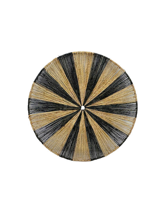 InTheBox Wall Decor Plate Irida Black 41x6x41cm 5 Pieces