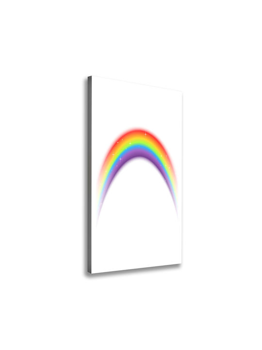 Canvas Wall Art Office Professional Space Rainbow 70x140 Cm