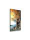 Dekorative Kinder Wandkunst Leinwand Für Jeden Raum Dinosaurier 70x140 Cm
