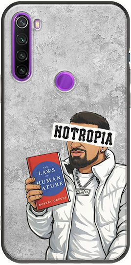 Epic Quotes Notropia Xiaomi Redmi Note 8 2021 Черен TPU Силикон