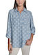Women's Long Sleeve Shirt Light Blue