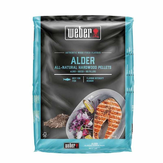 Weber Alder BBQ Smoking Pellet 8kg 1pcs