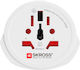 Skross World To Europe 16a Type E F 4000w Travel Adapter White