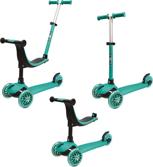 Shoko Kids 3-Wheel Scooter with Seat for 12+ Years Tropical Mist
