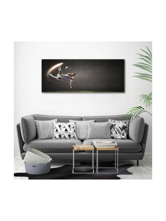 High Quality Wall Canvas Decoration Print Football Player 125x50 Cm
