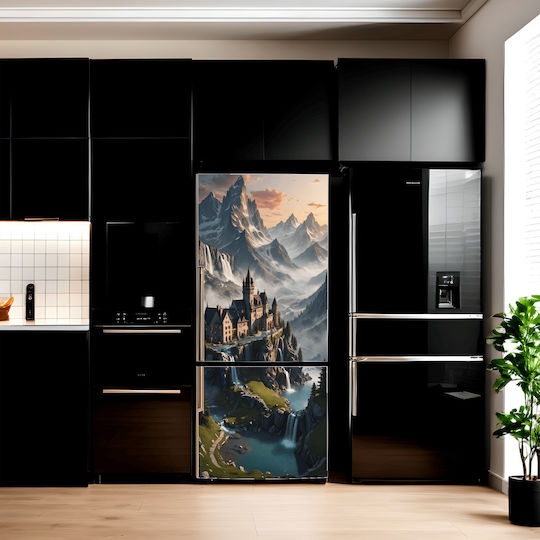 Decor Frigider din Foliă Colorată Imprimată Dimensiune 200 X 90cm Model Avx-fr16