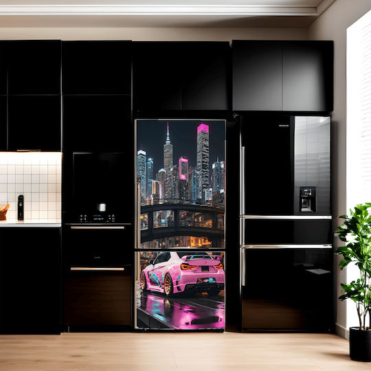 Printed Color Foil Refrigerator Decor Size 200 X 90cm Model Avx-fr05