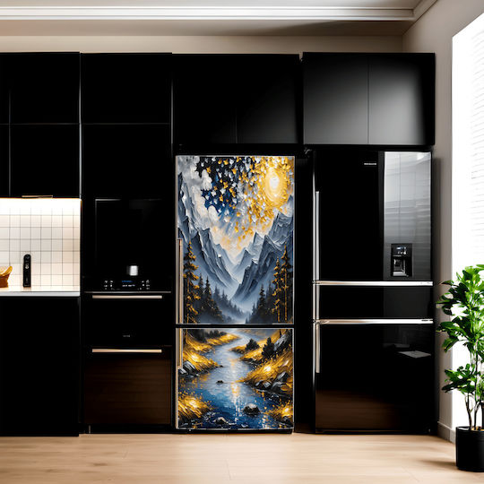 Printed Color Foil Refrigerator Decor Size 200 X 90cm Model Avx-fr18