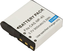 Avizar Li-ion Battery 3.7v 900mah 3.3wh Camera Photo Casio Np-40 White Avizar Li-ion Battery 3.7v 900mah 3.3wh Camera Photo Casio Np-40 White