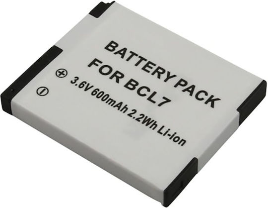 Avizar 600mah Battery Panasonic Dmc-f5 3.6v Li-ion Camera White