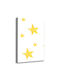 Canvas Wall Art Interior Decoration Yellow Stars 70x100 Cm