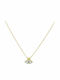 Gold Halskette 9k Auge Emaille