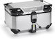 Givi Trekker Outback Evo Μπαγκαζιέρα Μοτοσυκλέτας Monokey Αλουμινίου 58lt Ασημί