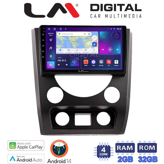 LM Digital Ηχοσύστημα Αυτοκινήτου για Ssangyong Rexton 2015 2016 (Bluetooth/USB/WiFi/GPS/Apple-Carplay/Android-Auto)