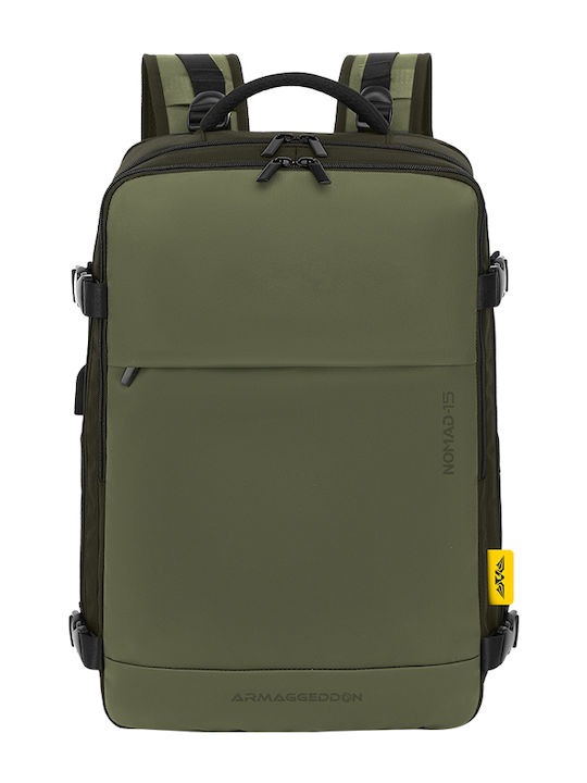 Armaggeddon Τσάντα Πλάτης 15.6" Πράσινη NOMAD15M