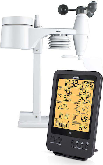Alecto Professional Weather Station Wireless Sensor Model Ws-4700 Black