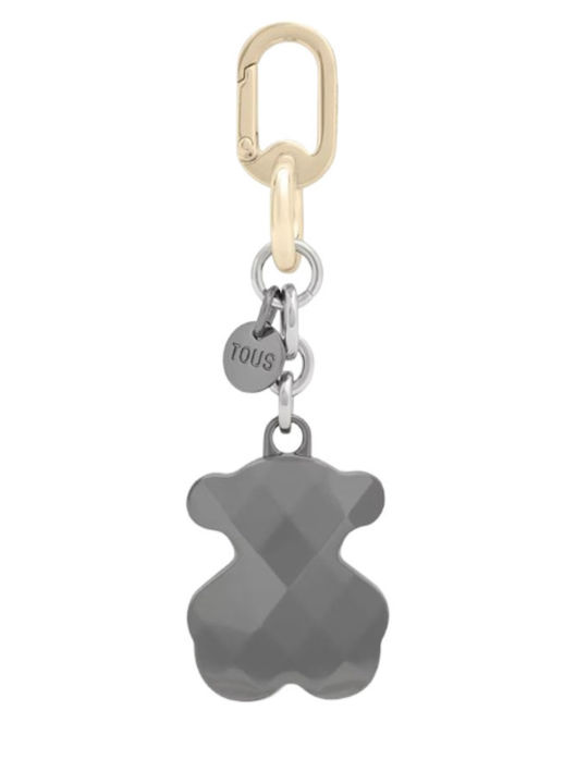 Tous Llavero Facet Bear Black 360766 Women's Metal