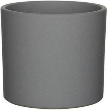 Atmosphera Ghiveci Ceramică Gri 17x17εκ.