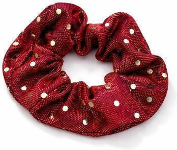 Elastic de Păr Detalii Aurii Bordo 174-2