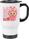 Mug Thermos Labubu 450ml White
