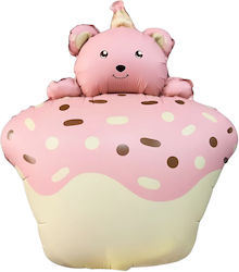 28'' Μπαλόνι Cupcake Ροζ Αρκουδάκι 28'' Μπαλόνι Cupcake Ροζ Αρκουδάκι