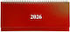 Weekly Planner 2026 30x13 Spiral Red
