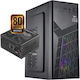 Futura Millenia ECO M600 PRO Gaming Midi Tower Computer Case with RGB Lighting Black