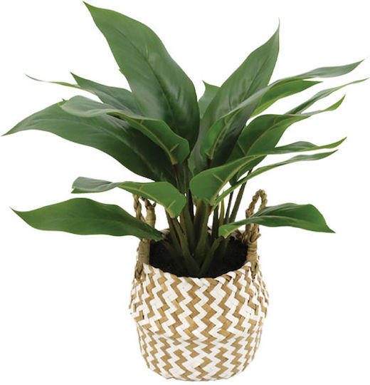 Изкуствено растение в саксийка Green 40см Marhome