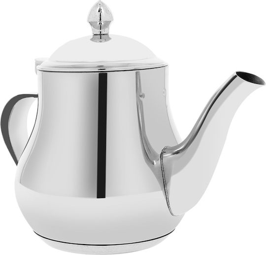 Ceainic Inox Signature Cu Capac și Cioc Precizie Argintiu Ceainic Inox Signature Cu Capac și Cioc Precizie Argintiu