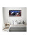 Gemälde Segeltuch Einfache Elegante Wanddekoration Raumschiff 140x70 cm