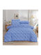 Casa Colori Sheet Sets Single with Elastic 100x200+30cm. Imperial Imperial Blue 3pcs