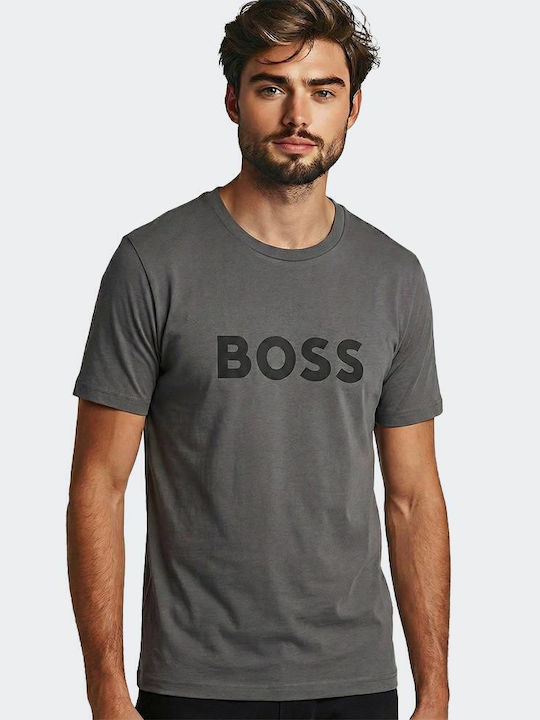 Boss T-shirt Γκρι