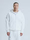 Ζακέτα με Κουκούλα Off White
