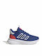X Plrpath Kids Sports Shoes Running with Laces Blue