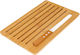 Cheffinger Tocător pentru Pâine Bambus Cuțit 41x27cm Tăiere Ușoară Maro Bej
