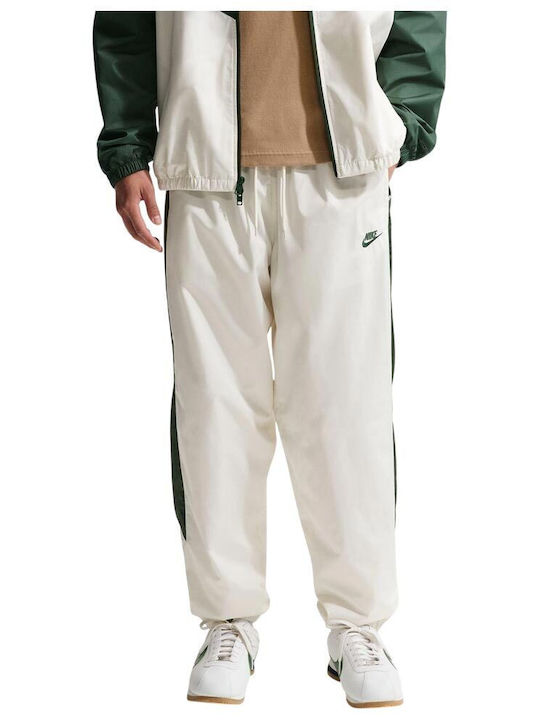 Nike Windrunner Pantaloni de trening Lucios Alb