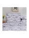 Casa Colori Wine Pillowcase Set with Envelope Cover Striped 50x70cm.