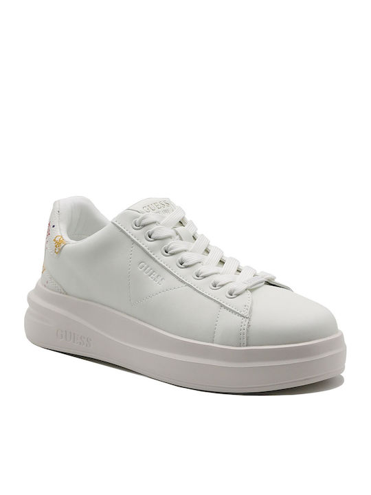 Guess Elbina Sneakers Λευκά