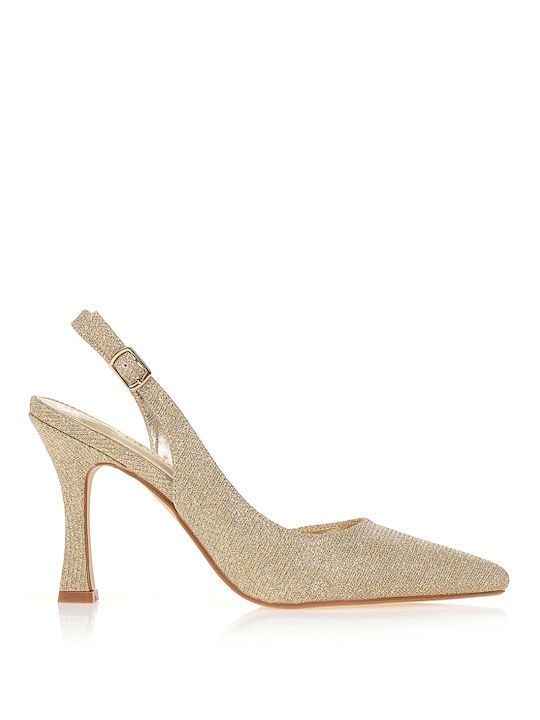 Tsoukalas Pumps mit hohem Absatz Goldene