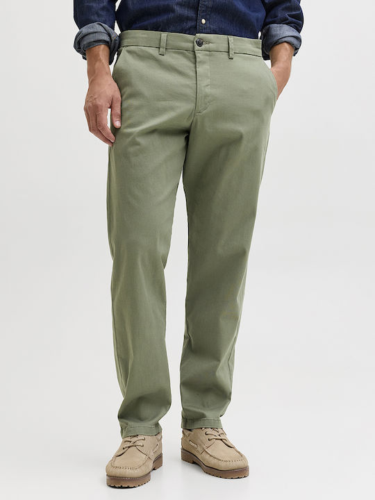 Παντελόνι Chino Ελαστικό Deep Lichen Green Khaki