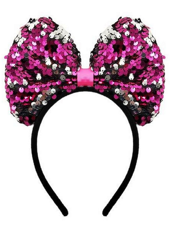Kinder Haarband mit Schleife Rosa 1Stück