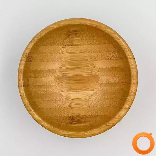 Pandaboo Παιδικό Μπωλ Φαγητού από Bamboo Πορτοκαλί