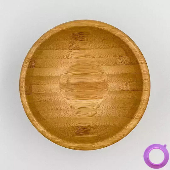 Pandaboo Παιδικό Μπωλ Φαγητού από Bamboo Μωβ