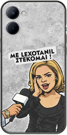 Epic Quotes Lexotanil Stand Realme C33 Black TPU Black Silicone