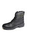 Piele Negru Ghete barbati
